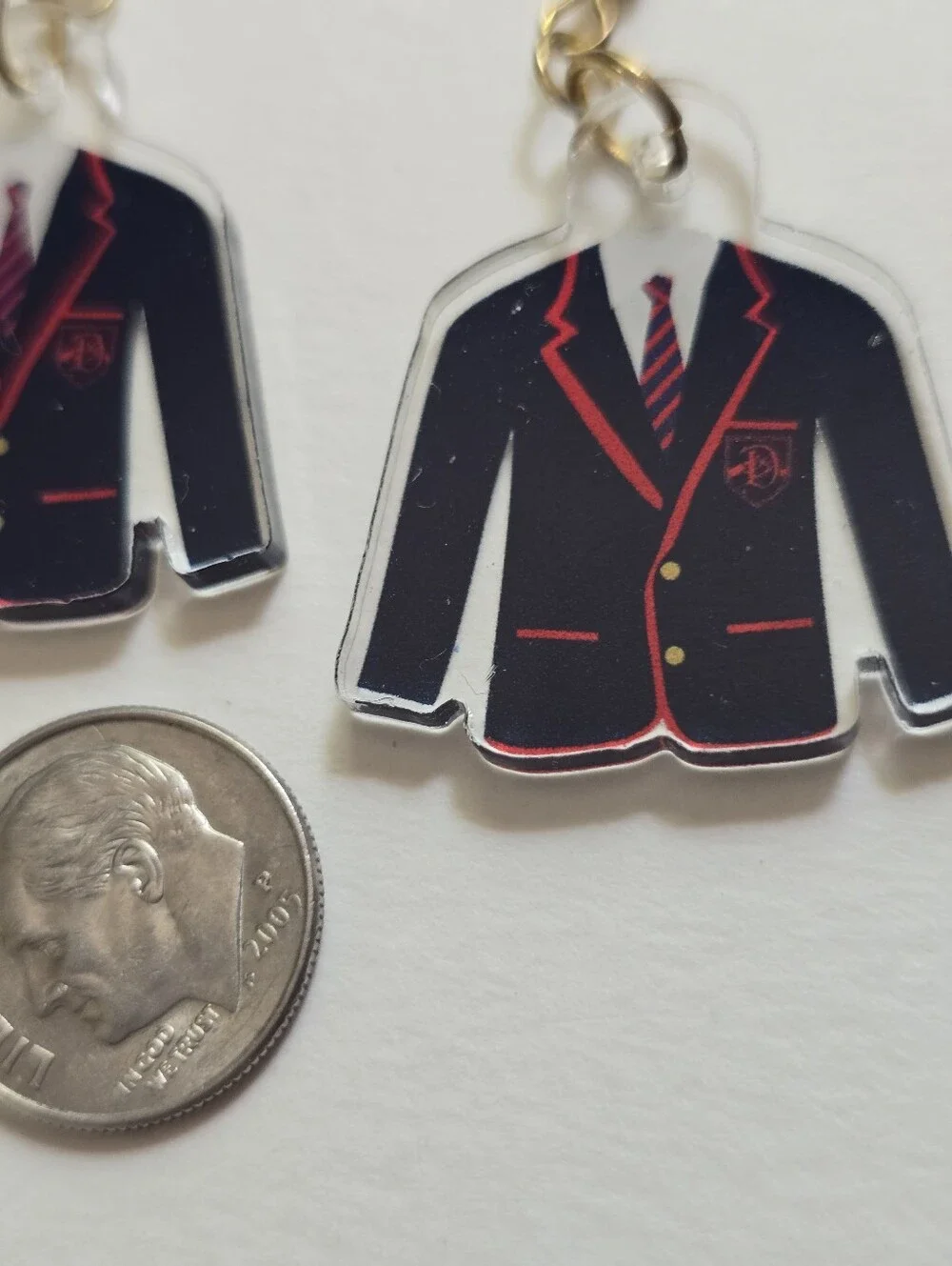 Glee Blazer Jacket Earrings